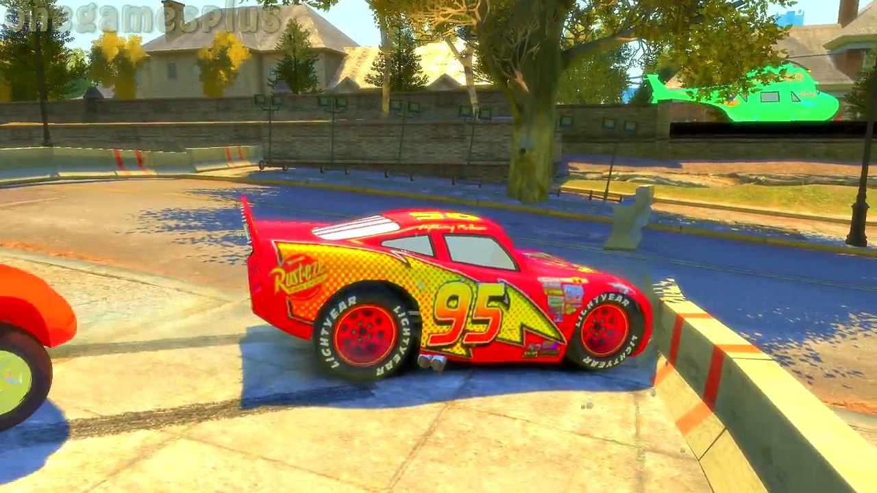 Baby Games - Nursery Rhymes Disney cars Lightning McQueen Drift Track Childrens Songs