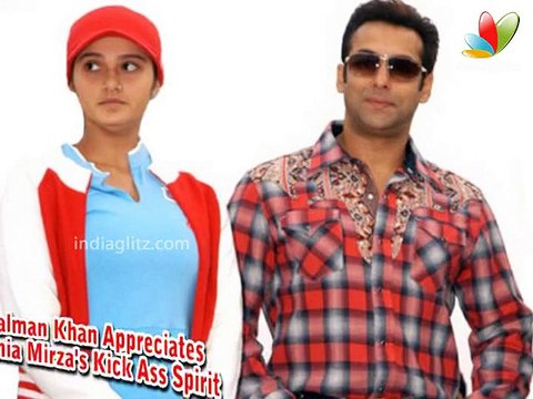 Salman Khan and Sania Mirza Kick Ass Spirit