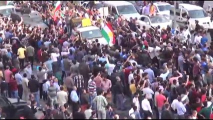 Peşmerge konvoyu, Kızıltepe'de böyle karşılandı