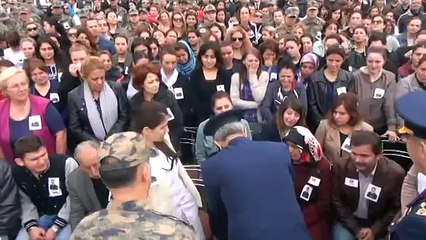 Şehidin cenazesinde gözyaşı sel oldu