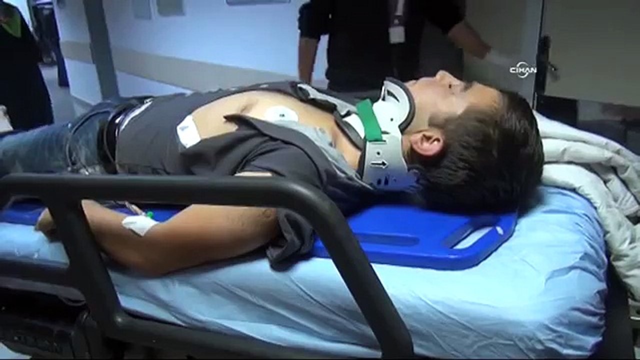 Halatı kopan asansörde yaralanan işçiler hastane hastane dolaştırıldı