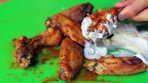 Incredible Crispy Buffalo Wings with Blue Cheese - Oven Baked!