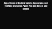 PDF Apparitions of Modern Saints : Appearances of Therese of Lisieux Padre Pio Don Bosco and