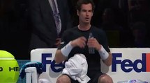 Andy Murray Cuts Hair During Match!!