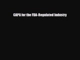 PDF CAPA for the FDA-Regulated Industry Free Books
