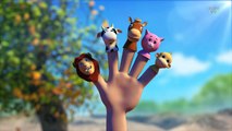 Finger Family Animals | Animals Cartoons Finger Family | 3D Nursery Rhyme