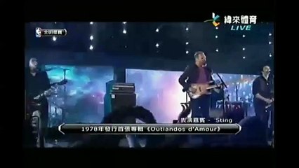 Sting 2016 NBA ALL-STAR GAME HALFTIME SHOW Full Performance - Every Breath You Take -