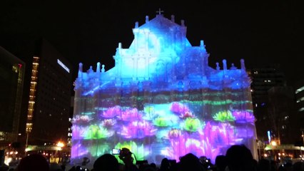 2016 Sapporo Snow Festival projection mapping