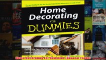 Download PDF  Home Decorating For Dummies General Trade FULL FREE