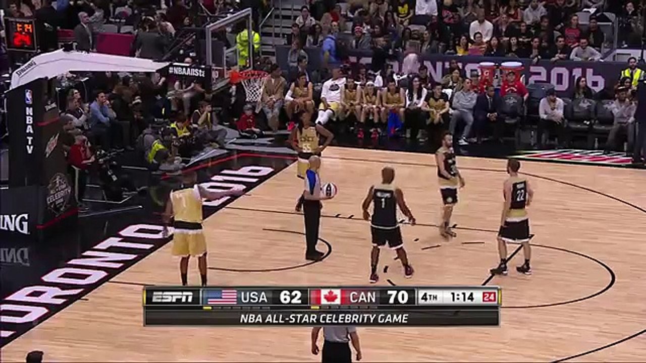 Celebrity Game Reserve | USA vs CANADA | Feb 12, 2016 | NBA All-Star Celebrity Game 2016 (FULL HD)