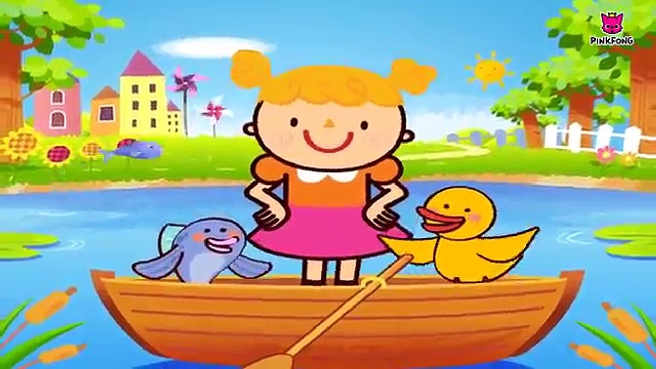 Row, Row, Row Your Boat | Best Kids Songs | PINKFONG Songs for Children