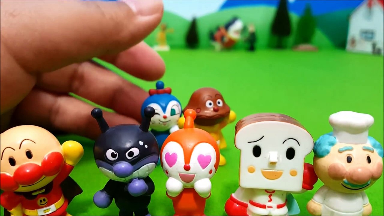 アンパンマンの仲間紹介！おもちゃアニメ❤Miniature Toys