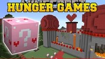 PopularMMOs PAT AND JEN Minecraft: RED QUEEN'S CASTLE HUNGER GAMES - Lucky Block Mod