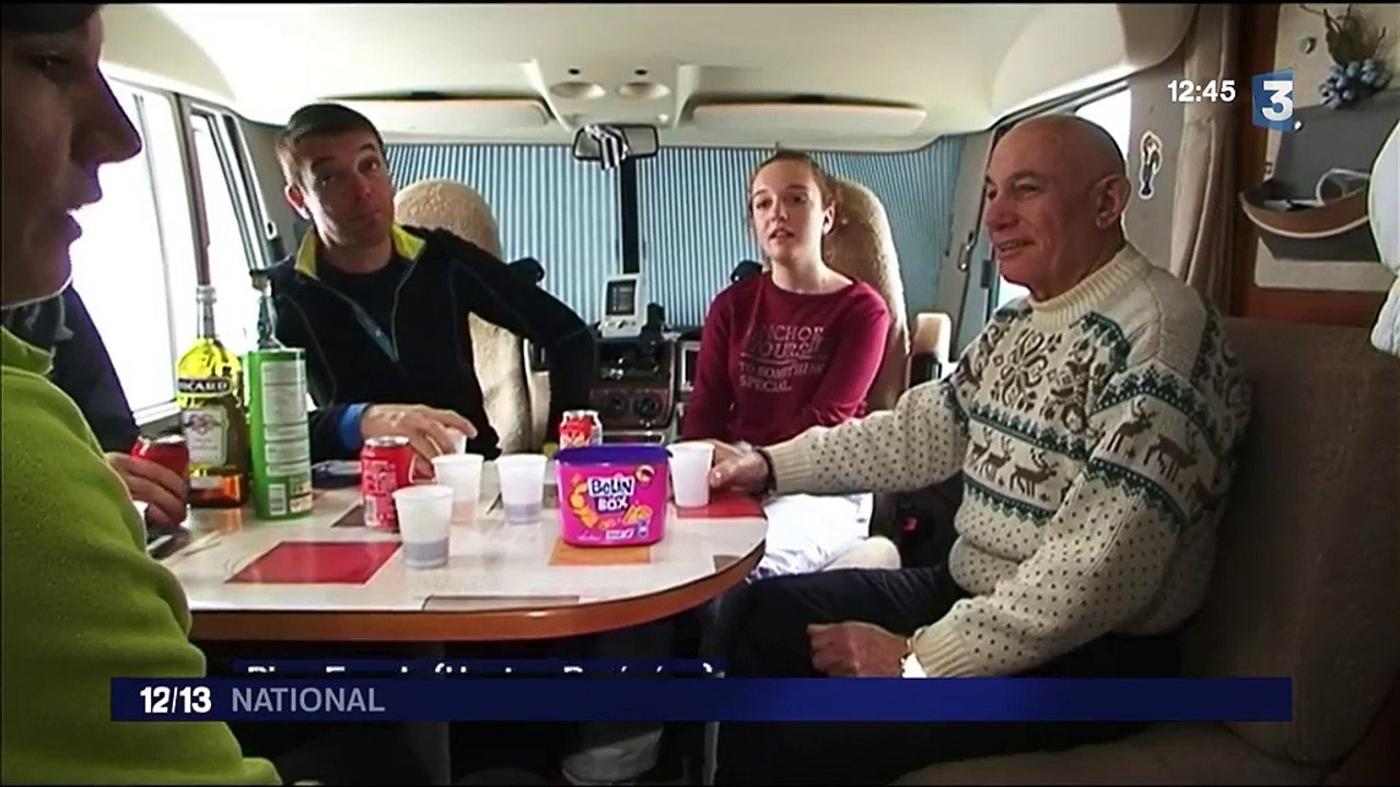 Vacances : le camping-car au pied des pistes de ski