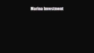 PDF Marina Investment Free Books