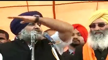 Sukhbir Badal funny speech