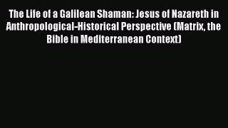 Download The Life of a Galilean Shaman: Jesus of Nazareth in Anthropological-Historical Perspective