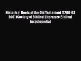 PDF Historical Roots of the Old Testament (1200-63 BCE) (Society of Biblical Literature Biblical
