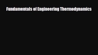 [PDF] Fundamentals of Engineering Thermodynamics [Download] Full Ebook