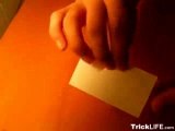 Card trick (business card)