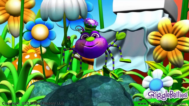 Itsy Bitsy Spider Nursery Rhyme HD | Nursery Rhymes | GiggleBellies