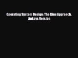 [PDF] Operating System Design: The Xinu Approach Linksys Version [Download] Online