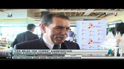 Özbek: "Hedefimiz 2 Milyon bileklik"