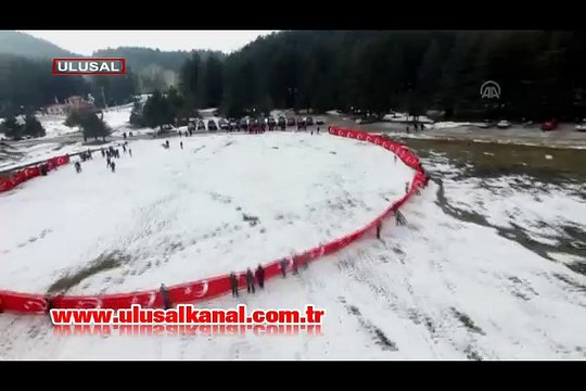 Toroslar'da bin 850 metre yükseklikte şehitler anıldı