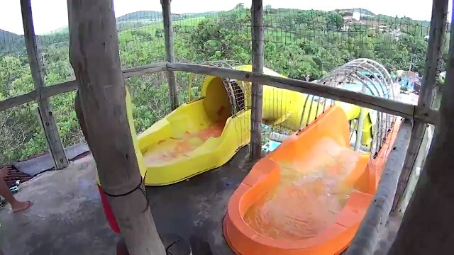 Scary Tower Water Slide at Acquamania_High Water Slide at Acquamania