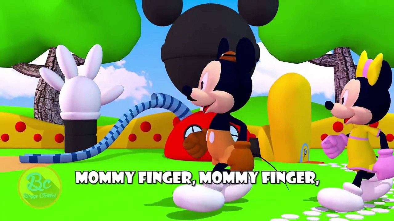 Nursery Rhymes | Mickey Mouse 3D Finger Family | 3D Animation In HD From Binggo Channel