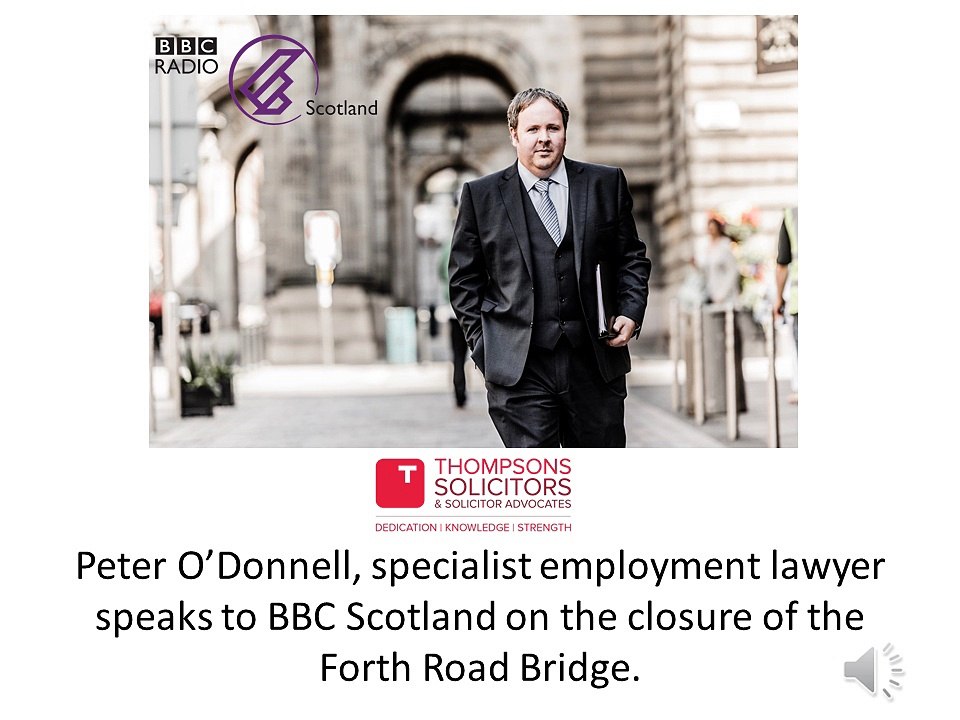 Peter O'Donnell expert employment lawyer speaks to BBC Scotland