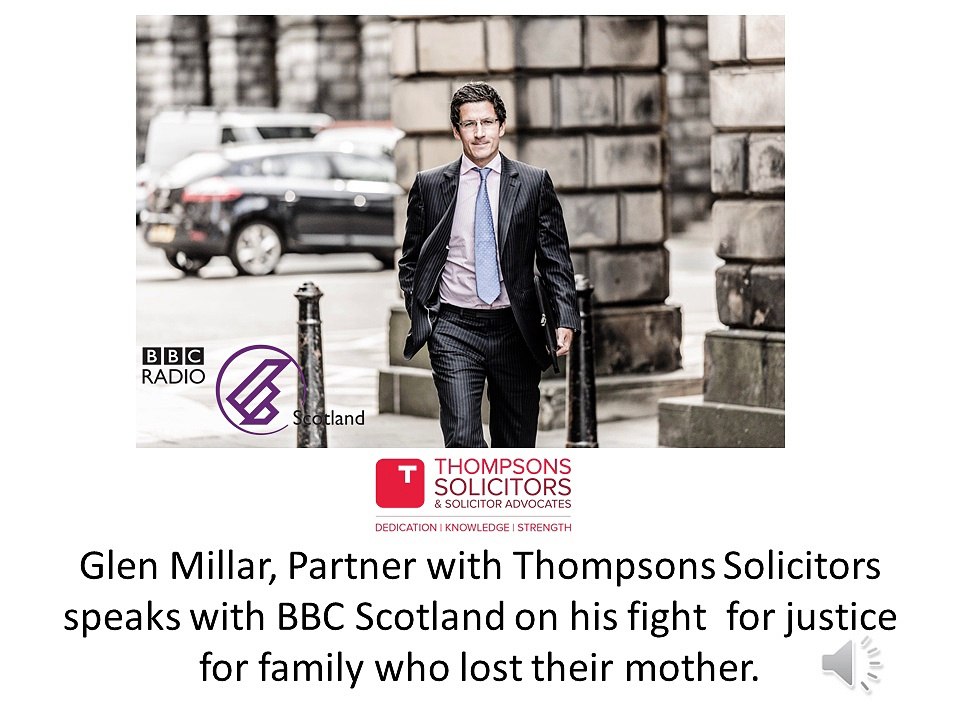 Glen Millar specialist solicitor in Edinburgh speaks to BBC Scotland