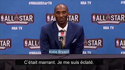 Kobe Bryant a passé "un super moment" pour son dernier All Star Game