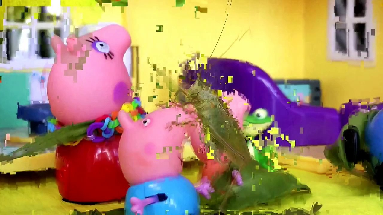 Свинка Пеппа. Мультик из игрушек. Новая серия - Кузнечик. Peppa pig. Grasshopper.