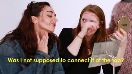 Women Learn How To Do Makeup