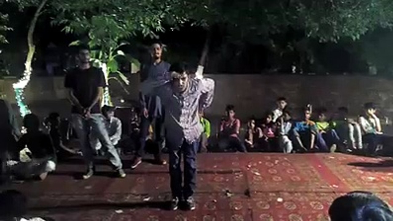 Guy dancing in the party......