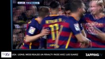 Lionel Messi : Son incroyable penalty réussi avec Luis Suarez (Vidéo)