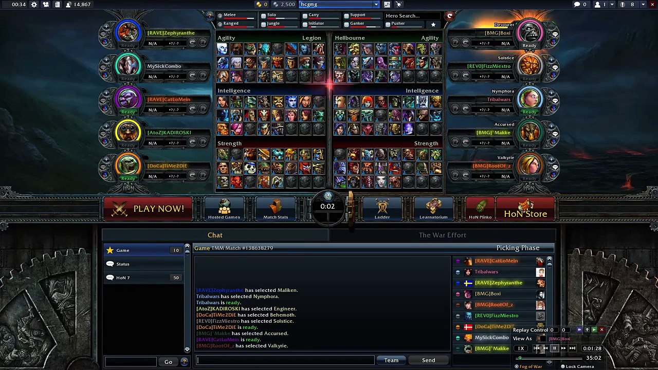 Boxi - Rising Back - Devourer - 1867 MMR