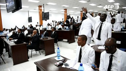 Parlamento haitiano elige un presidente interino