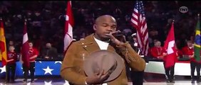 NBA All-Star Game Toronto (2016) NE-YO Sings 'The Star Spangled Banner'