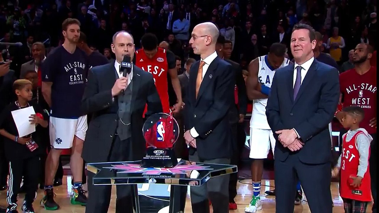 Westbrook Wins MVP West vs East  February 14- 2016 NBA All-Star Weekend 2016