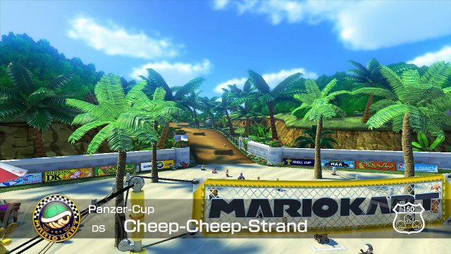 Nintendo Wii-U Mario Kart 8 [HD Video] Shell Cup Cheep Cheep Beach - Panzer Cup Cheep Cheep Strand 150ccm High Quality Gamingstream