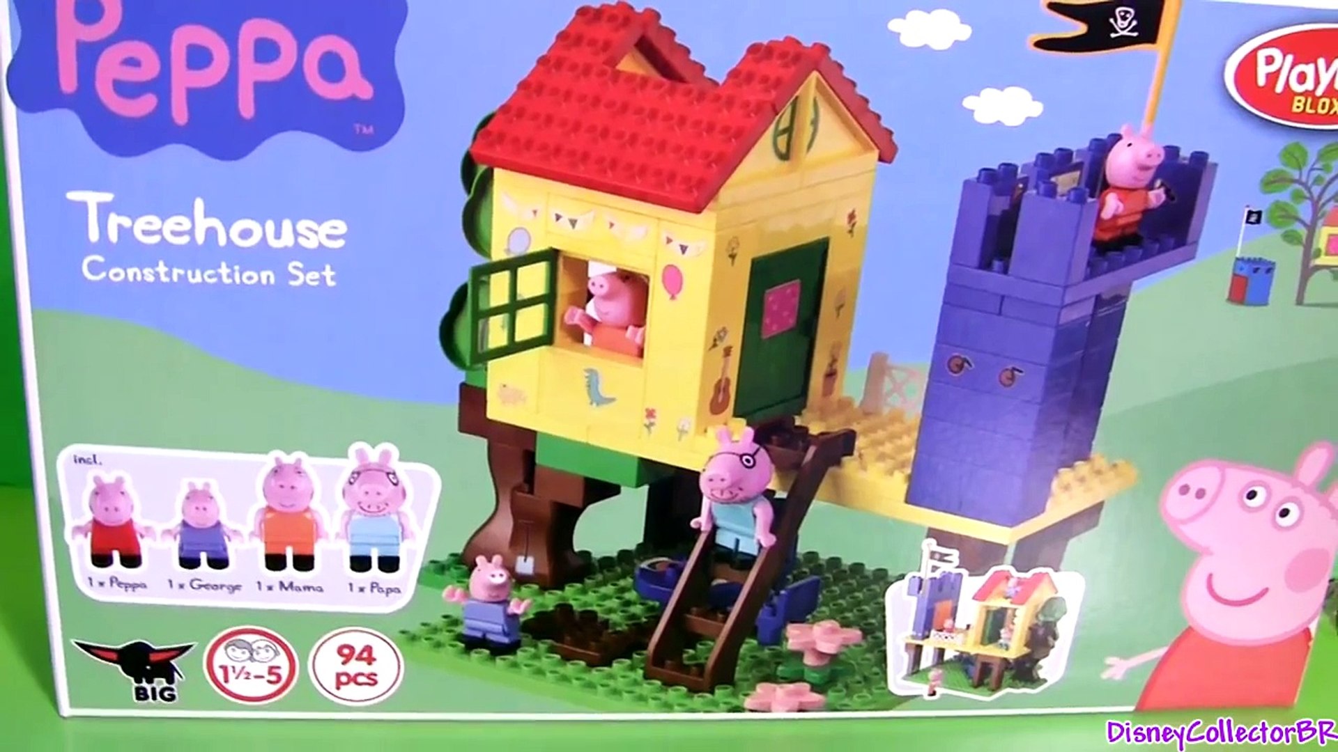 Peppa Pig Treehouse Lego Blocks Playset - La Casa del árbol bloques construcción - Tree House - Vidéo Dailymotion