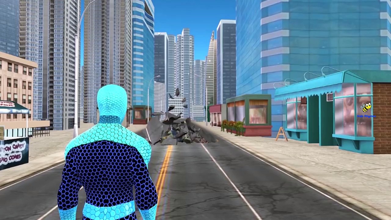 Finger Family Spiderman Cartoons | Frozen Elsa Vs Spiderman Finger Family Children Nursery Rhymes