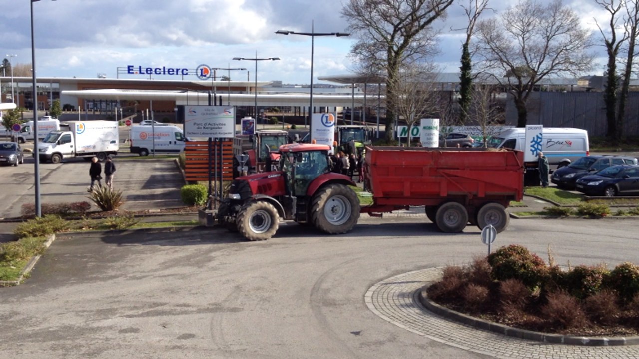 Crise agricole. Kergoaler bloqué