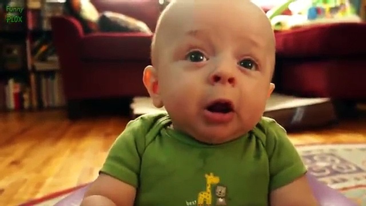 Top 10 Funny Baby Videos of 2016 - Funny laughing cute baby clip