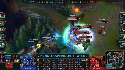2016 NA LCS Spring - W5D2 -  FOX kfo Malphite perfect Ultimate