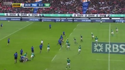 France - Irlande : L'énorme plaquage de Guirado sur Kearney