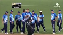 Two batsmen out off the same ball - -Very Interesting Moment