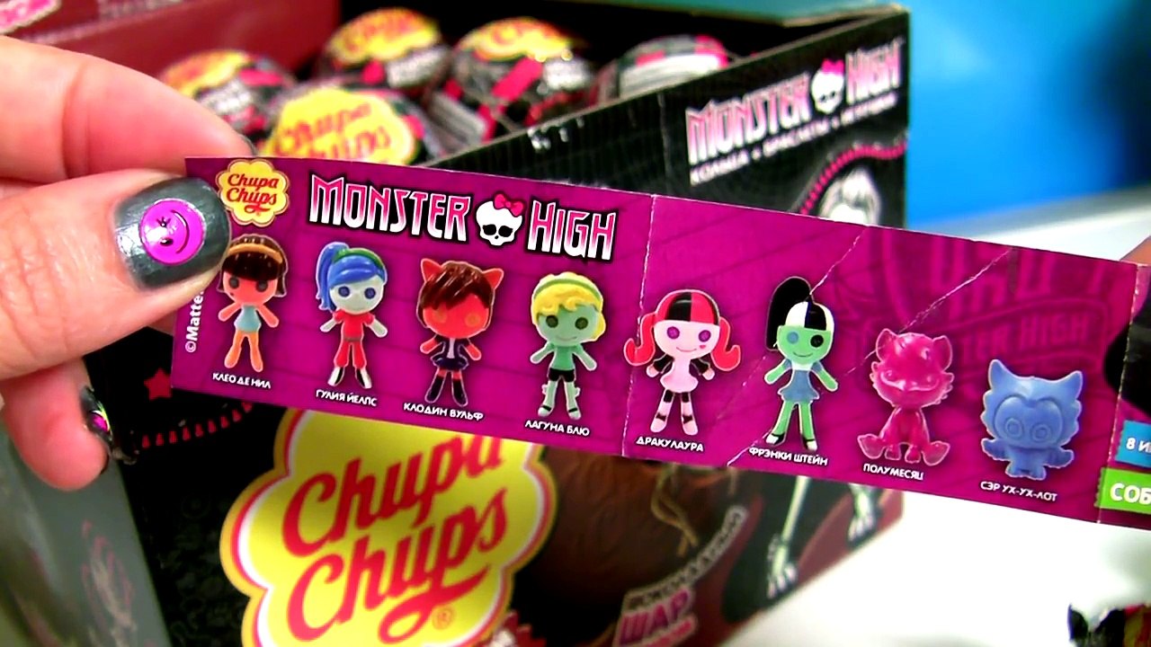 Monster High Chupa Chups Surprise Eggs School of Monsters - Чупа Чупс Монстр